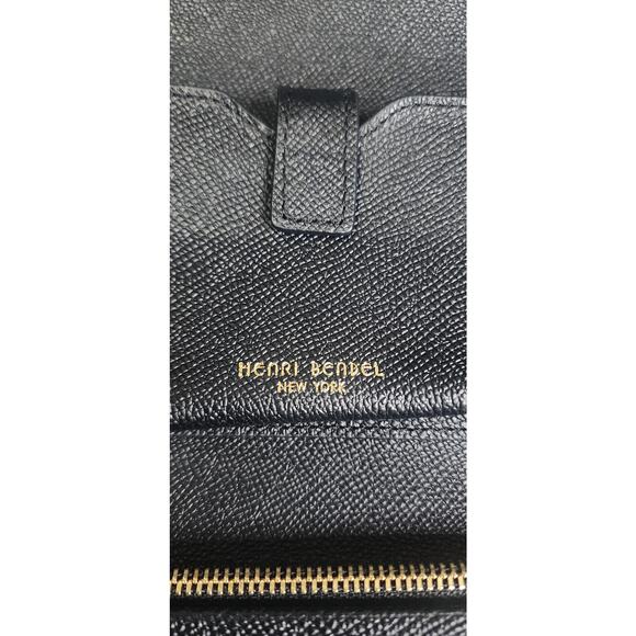 Henri Bendel Uptown Wristlet Credit Cards Organizer Wallet Clutch, black - Picture 4 of 8